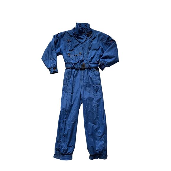 Bogner Aviation Blue Vintage Womens Flight Suit Pilot Suit Ski Suit 4 - Picture 1 of 4